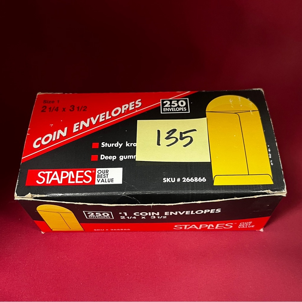 Coin Envelopes - Staples